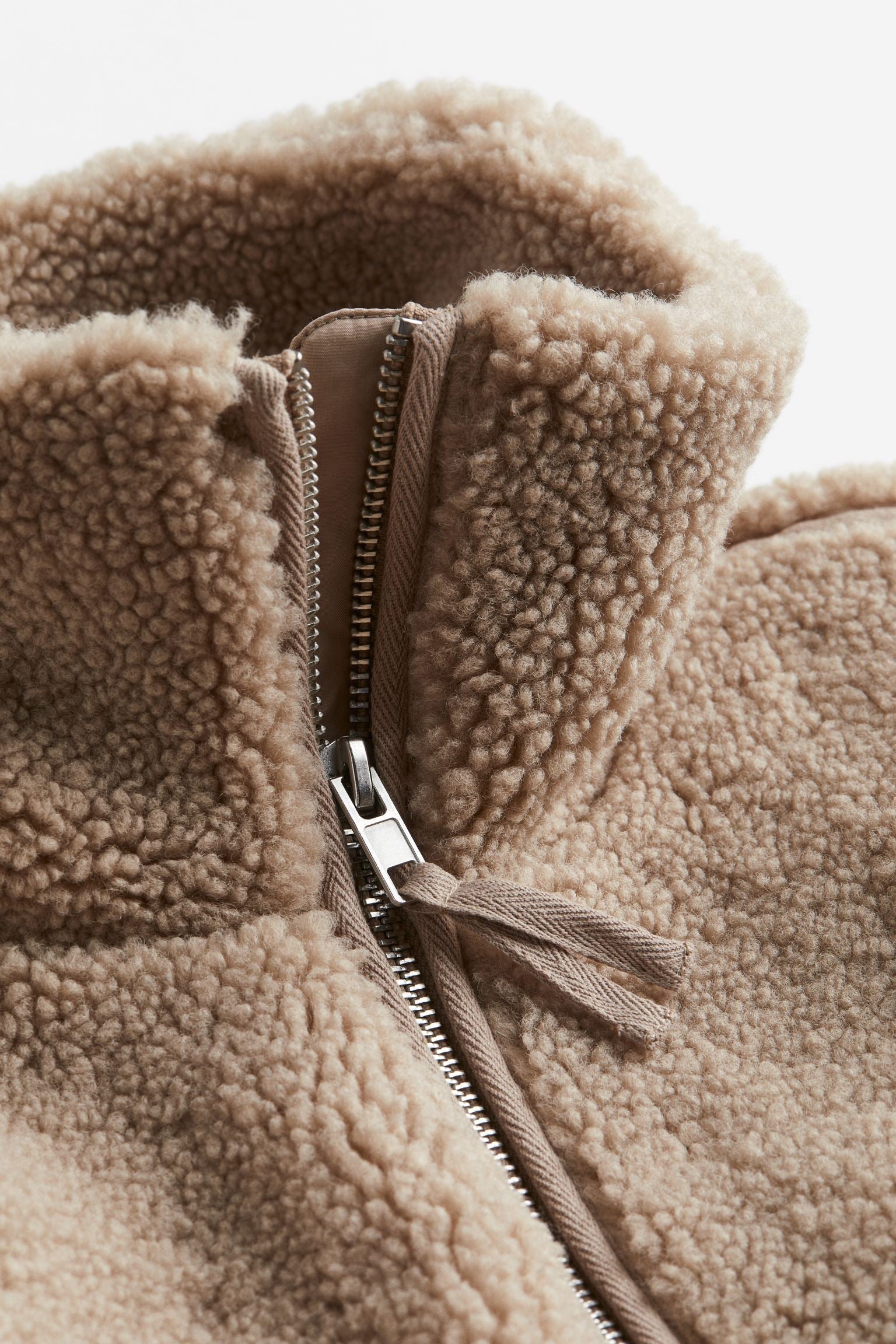 Image of Dames Sherpa Jas met Rits