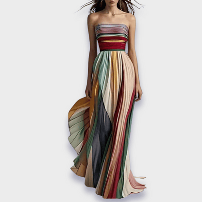 Image of Dames Strapless Avond Maxi Jurk