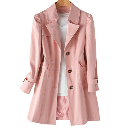Image of Dames Trenchcoat met Riem - Lange Jas