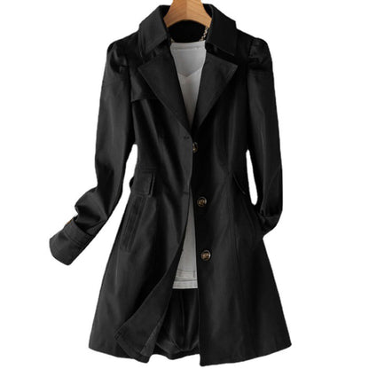 Image of Dames Trenchcoat met Riem - Lange Jas