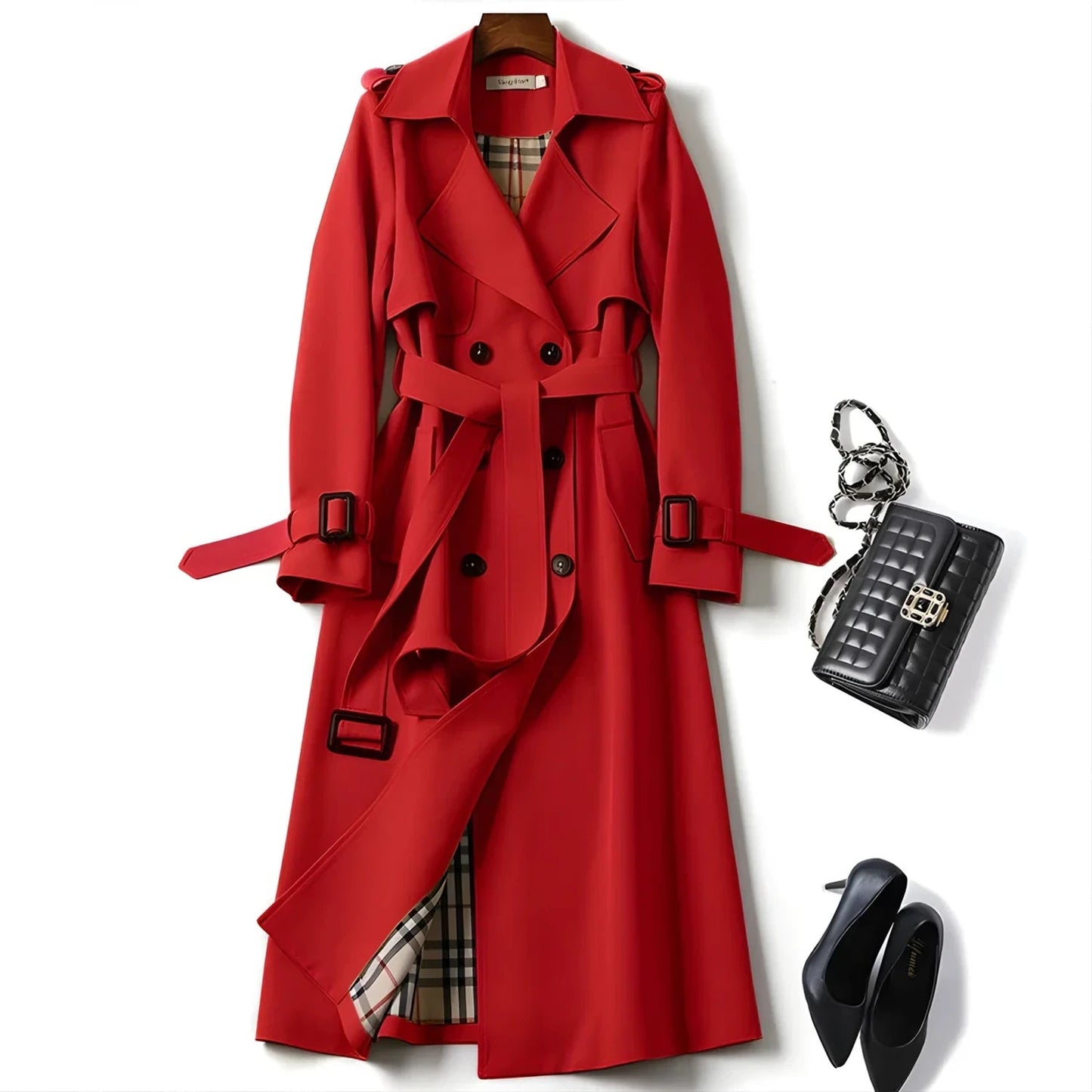 Image of Dames Trenchcoat met Riem