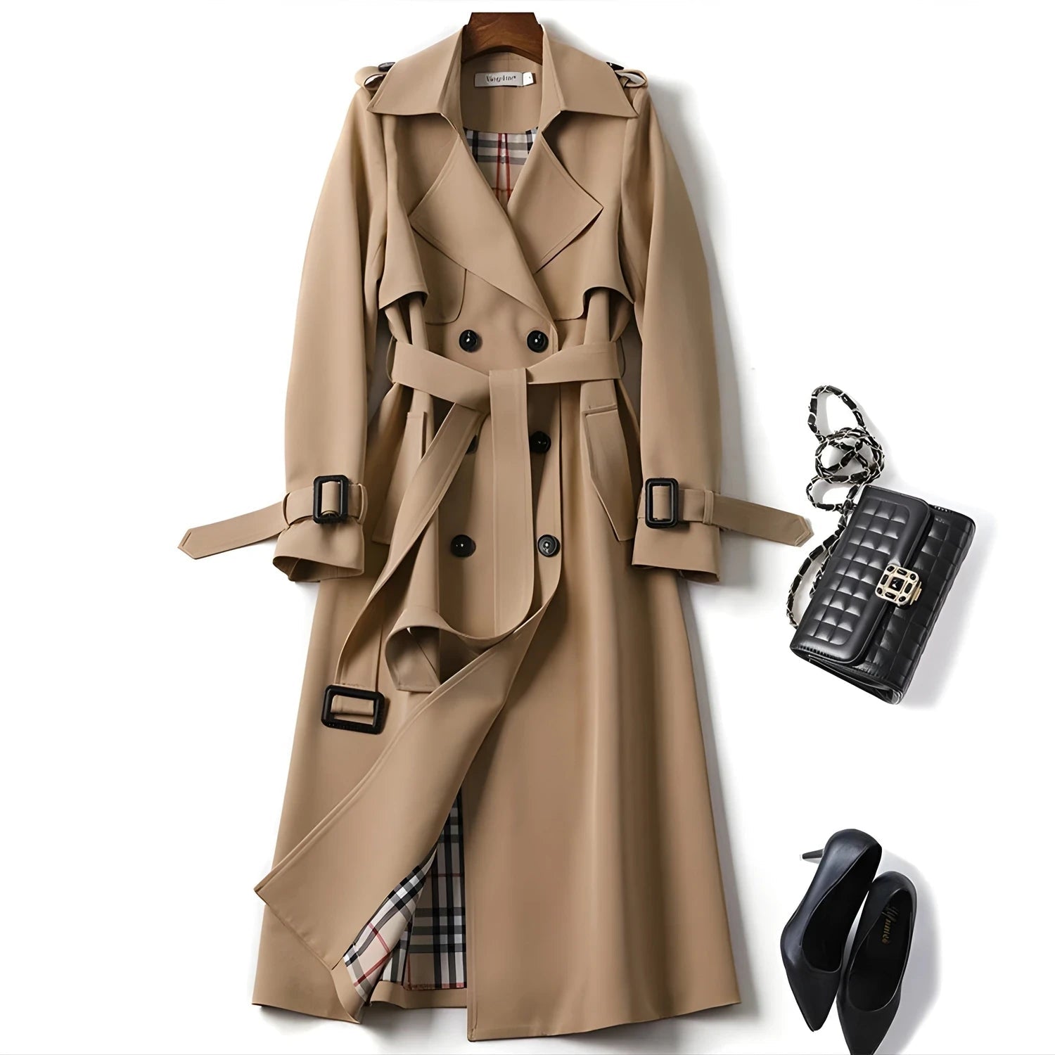 Image of Dames Trenchcoat met Riem