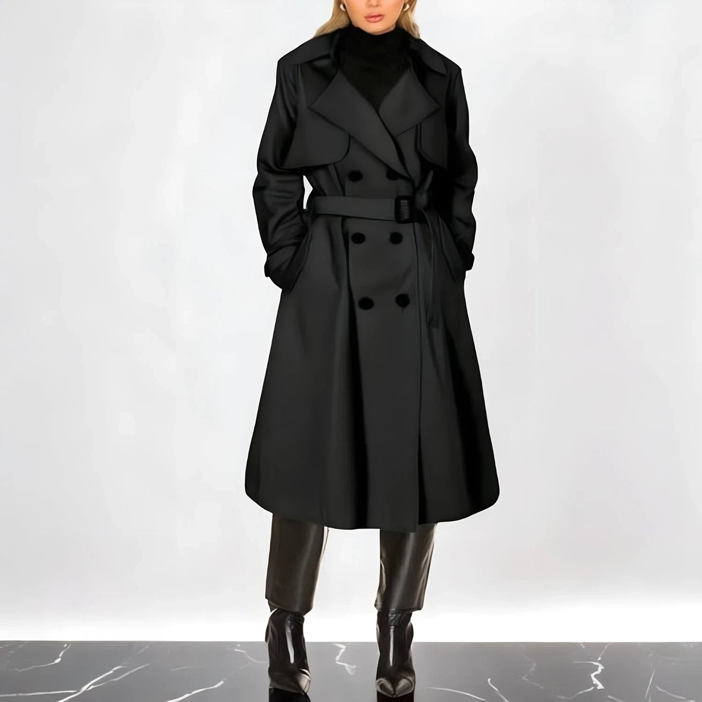 Image of Dames Trenchcoat met Riem