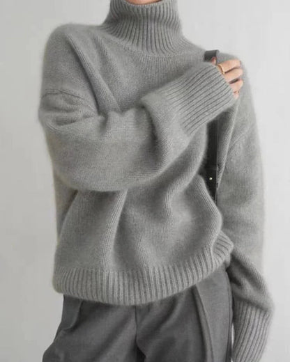 Image of Dames Turtleneck Oversized Trui