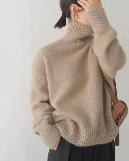 Image of Dames Turtleneck Oversized Trui