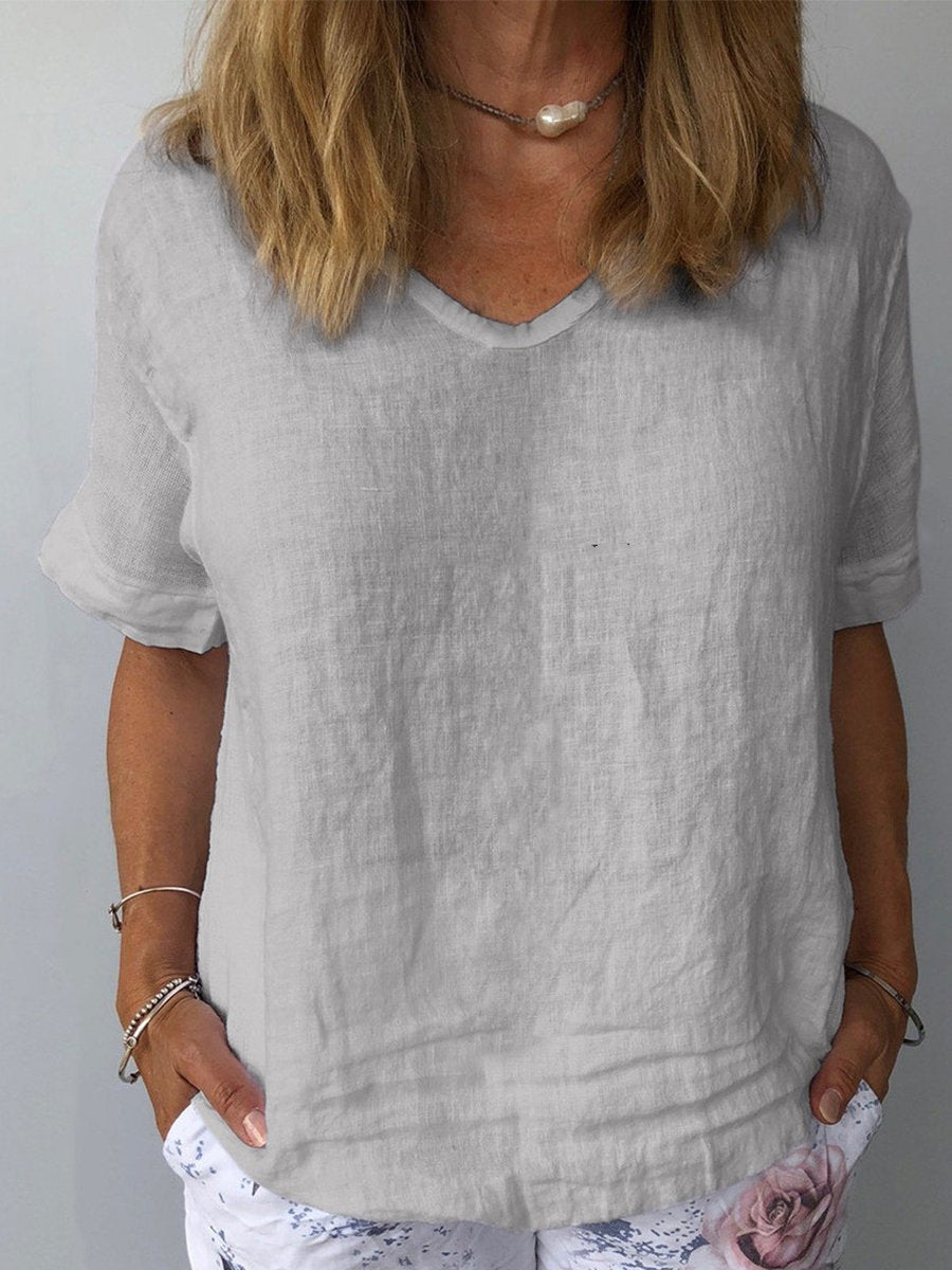 Image of Dames V-hals Casual Top