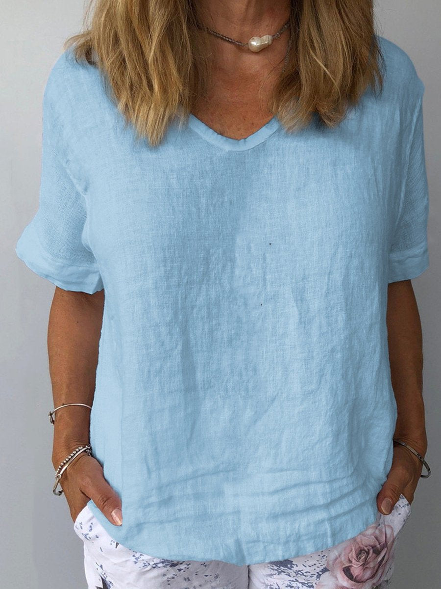 Image of Dames V-hals Casual Top