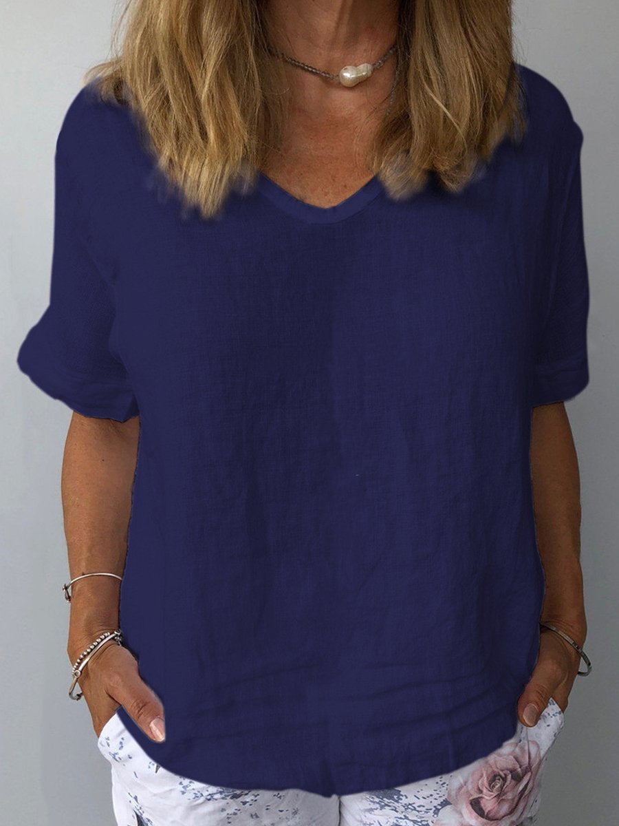 Image of Dames V-hals Casual Top