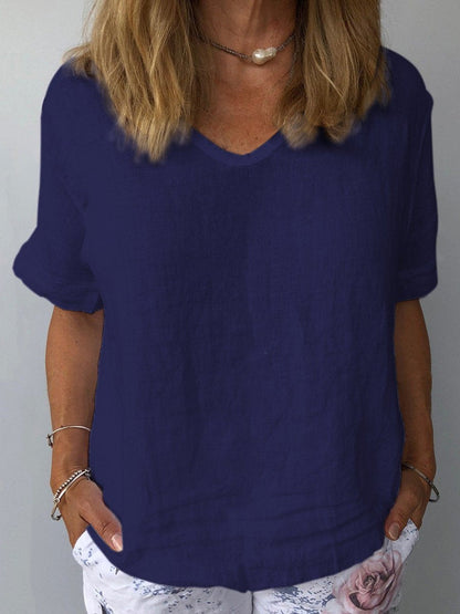 Image of Dames V-hals Casual Top