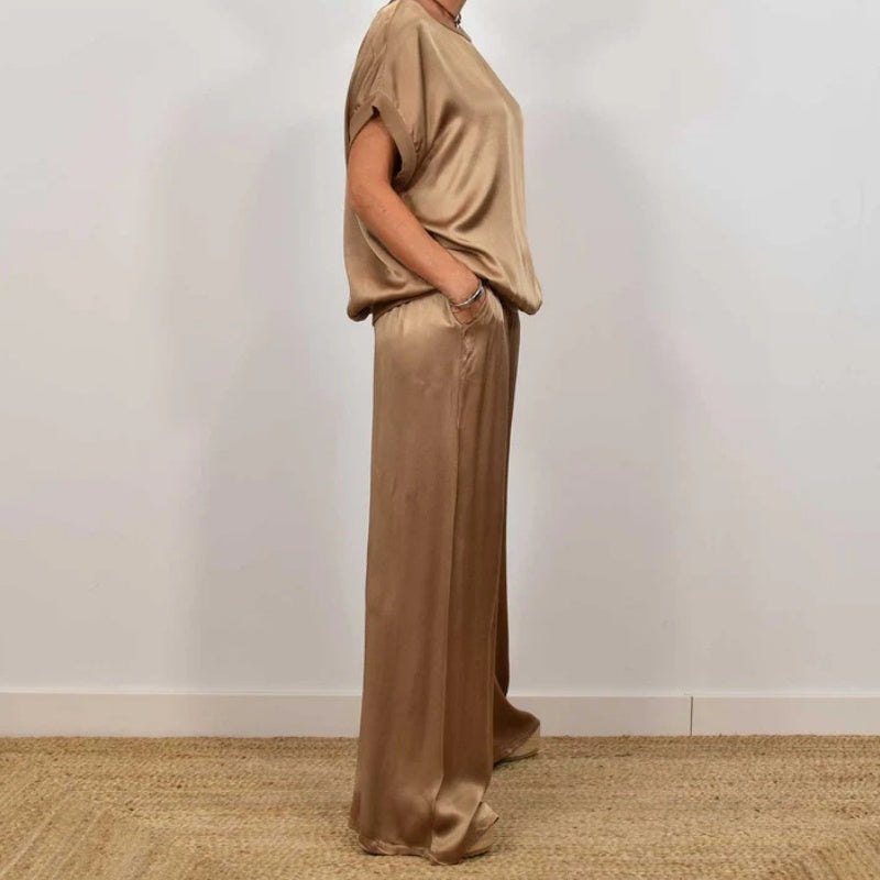 Image of Dames Wijde Pijpen Broek Set