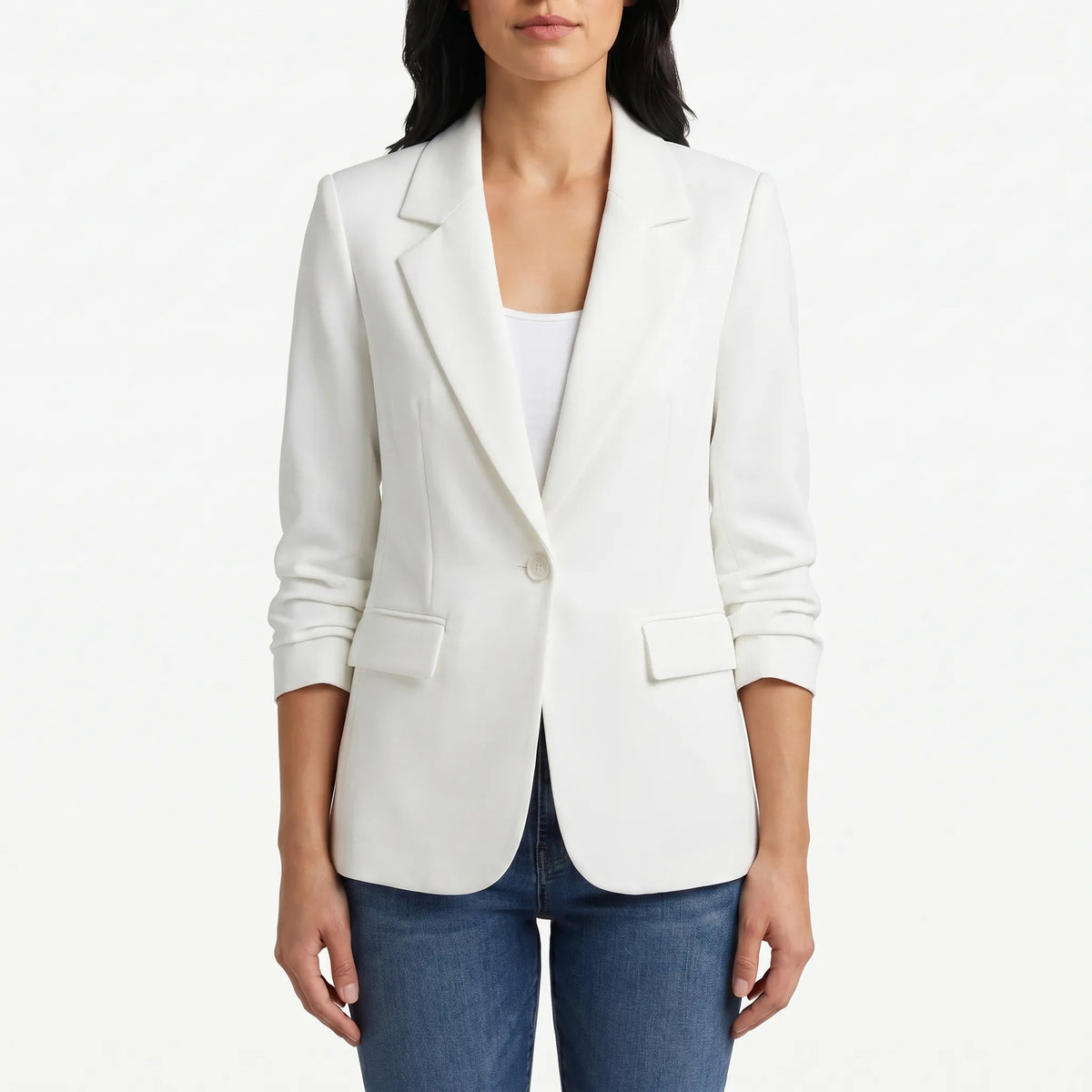 Damesblazer met één knoop