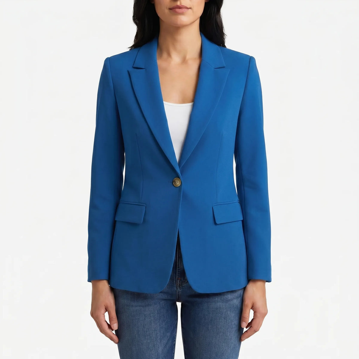 Damesblazer met één knoop