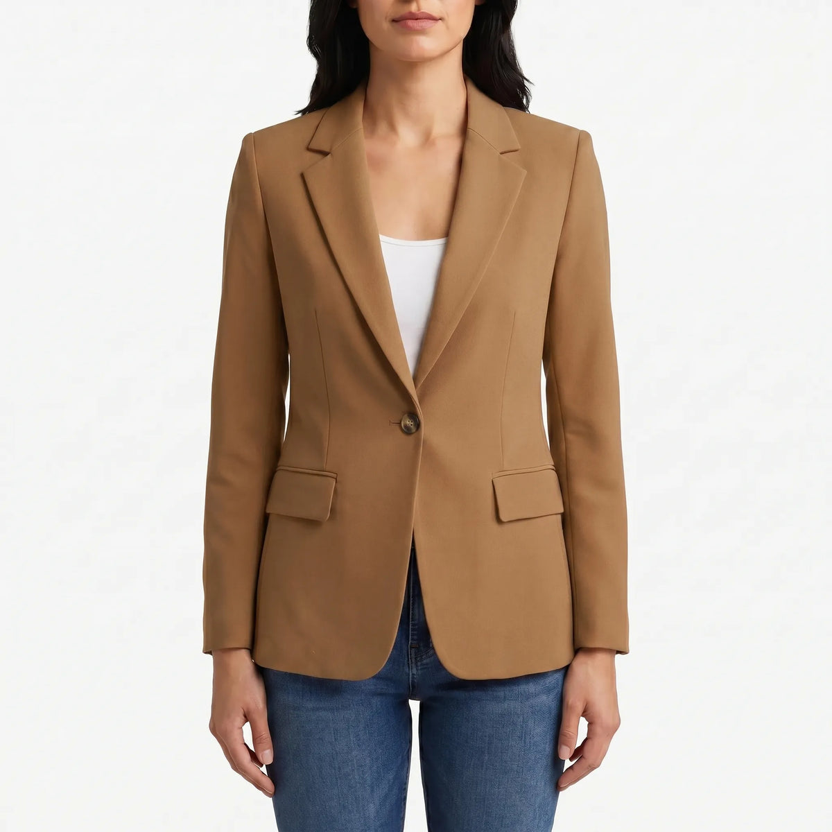 Damesblazer met één knoop