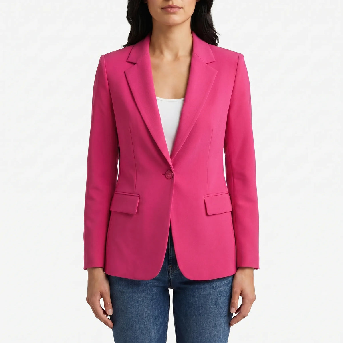 Damesblazer met één knoop