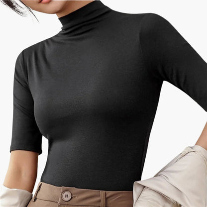 Damescoltrui met halve mouwen en naadloos design