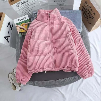 Damesjas met rits – Oversized pasvorm – Hoge kraag – Elastische manchetten