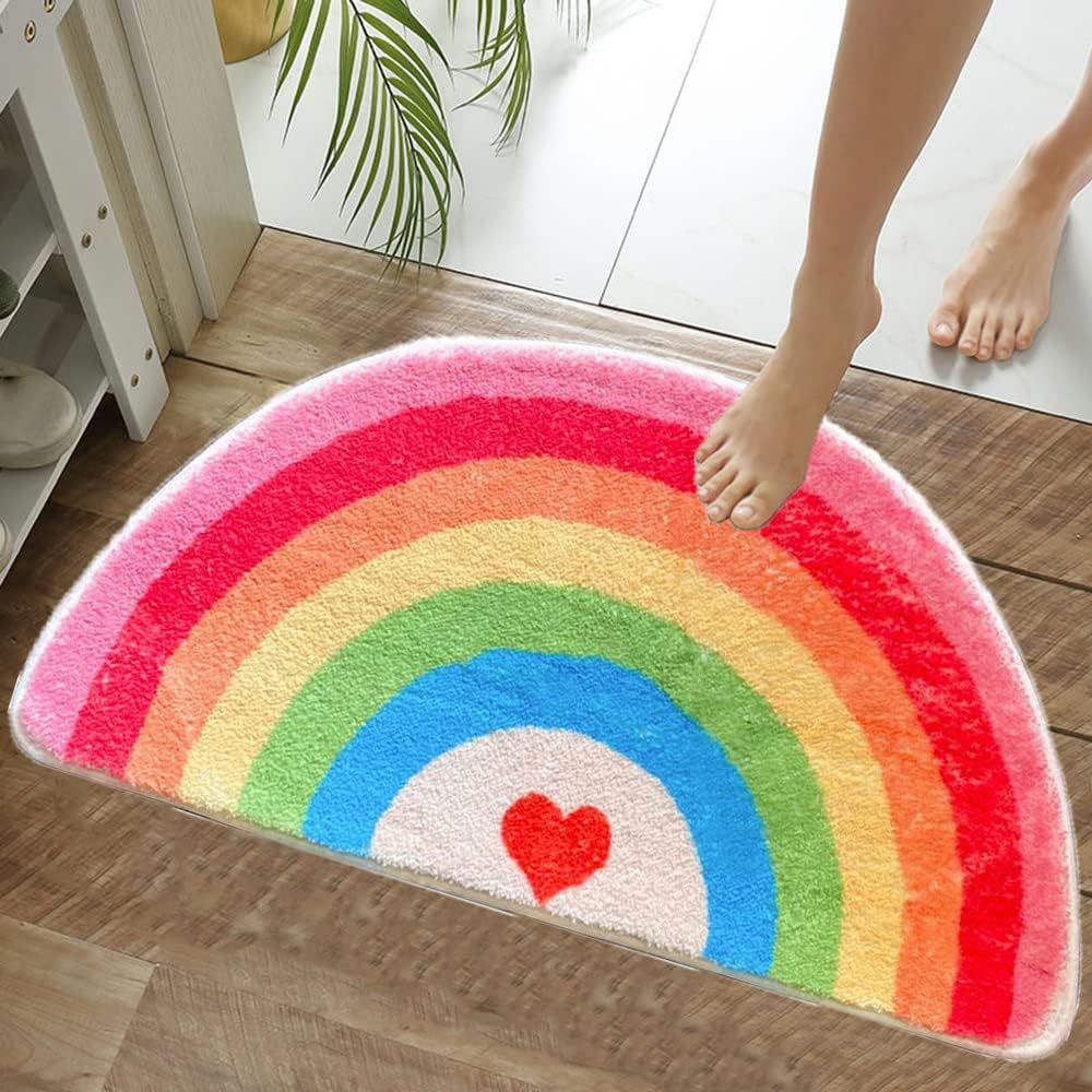 Decoratieve badmat voor de badkamer