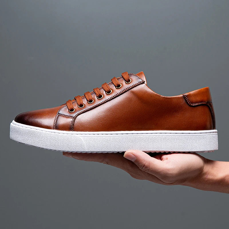 Image of Dennis | Heren Veterschoenen Platform Sneakers