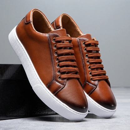 Image of Dennis | Heren Veterschoenen Platform Sneakers