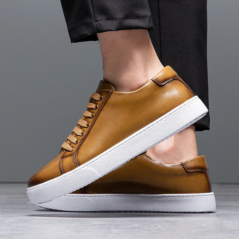 Image of Dennis | Heren Veterschoenen Platform Sneakers