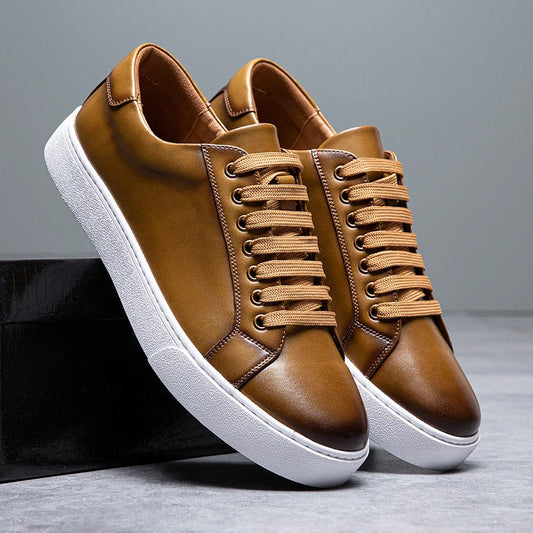 Image of Dennis | Heren Veterschoenen Platform Sneakers