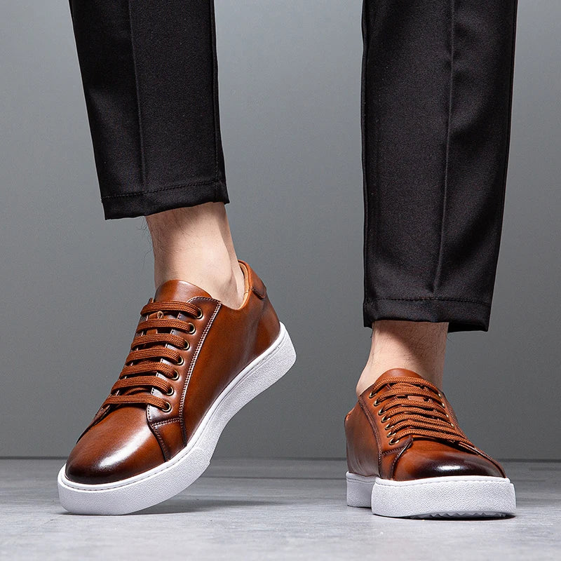 Image of Dennis | Heren Veterschoenen Platform Sneakers