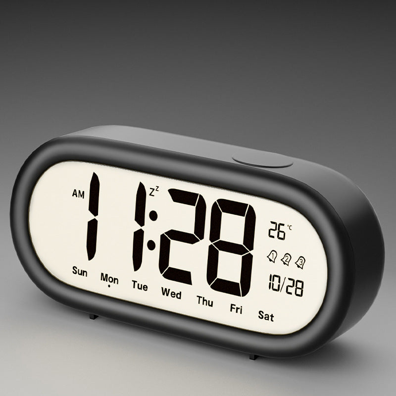 Digitale wekker met temperatuurweergave en alarmfunctie