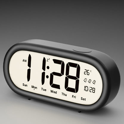 Digitale wekker met temperatuurweergave en alarmfunctie