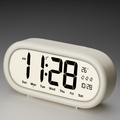 Digitale wekker met temperatuurweergave en alarmfunctie