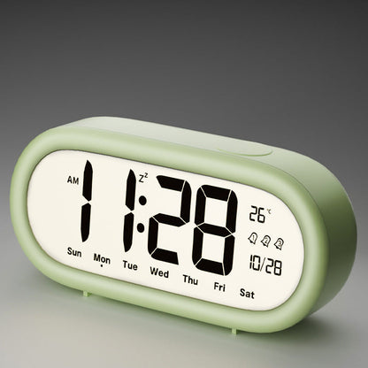 Digitale wekker met temperatuurweergave en alarmfunctie