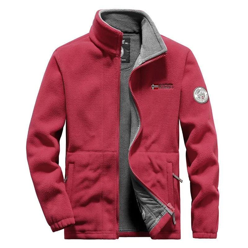 Dikke polar fleece jas voor heren – Warm & robuust