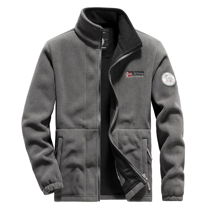 Dikke polar fleece jas voor heren – Warm & robuust