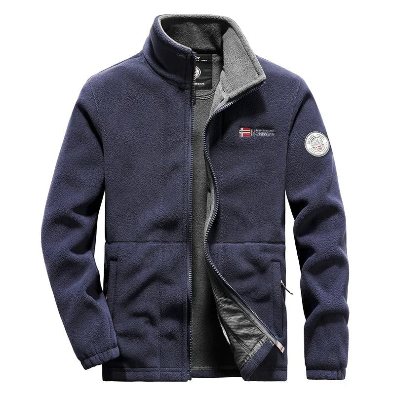 Dikke polar fleece jas voor heren – Warm & robuust