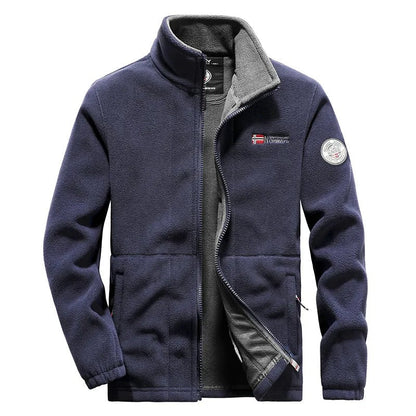 Dikke polar fleece jas voor heren – Warm & robuust