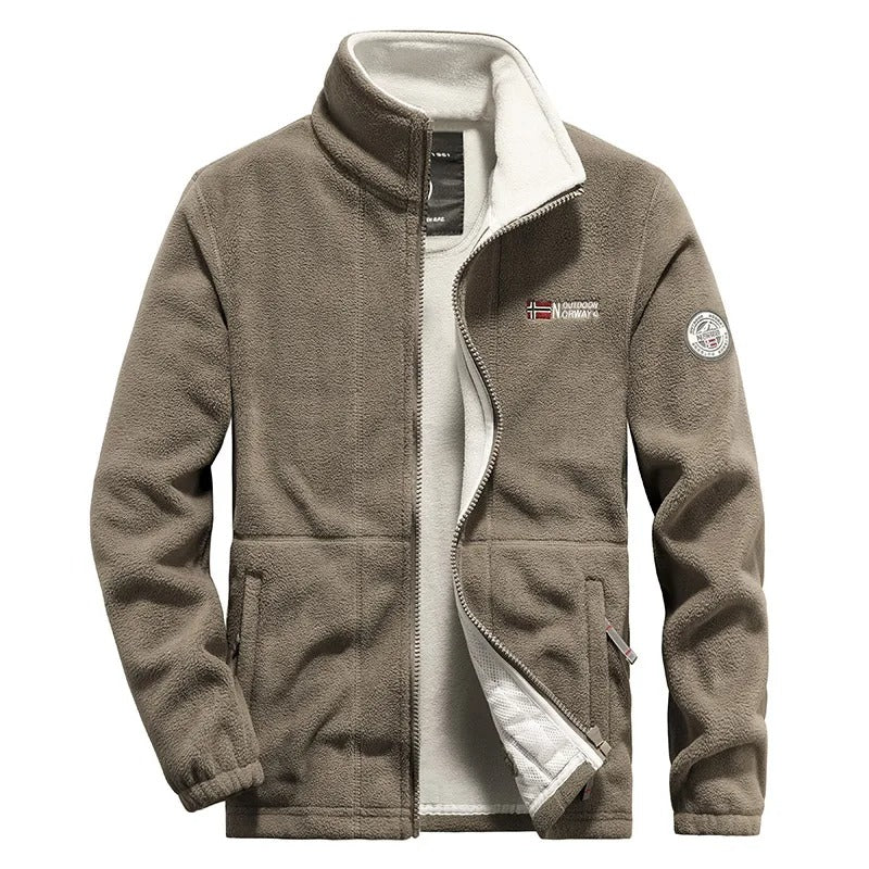 Dikke polar fleece jas voor heren – Warm & robuust