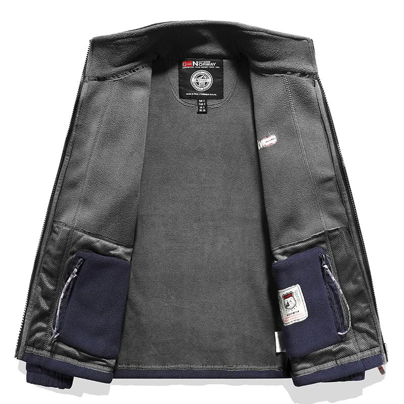 Dikke polar fleece jas voor heren – Warm & robuust
