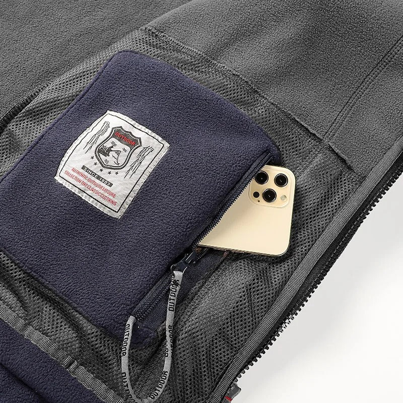 Dikke polar fleece jas voor heren – Warm & robuust