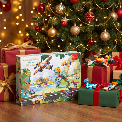 Dinosaurus en Voertuigen Adventskalender, 24 Mini-bouwsels met Grote T. rex