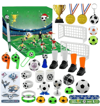 DIY voetbal adventskalender voor kinderen - 24 dagen