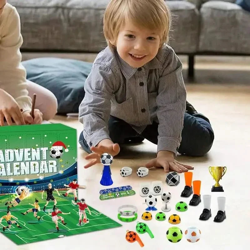 DIY voetbal adventskalender voor kinderen - 24 dagen