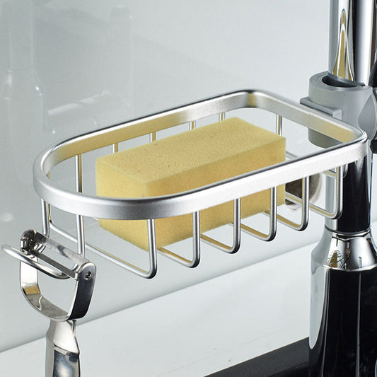 Douchehouder voor shampoo & zeep – Roestvrij aluminium – Zilver of zwart – Zonder boren
