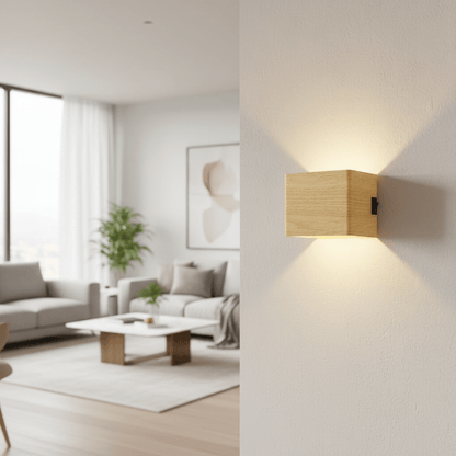 Draadloze led-wandlamp met verstelbare lichtbundel