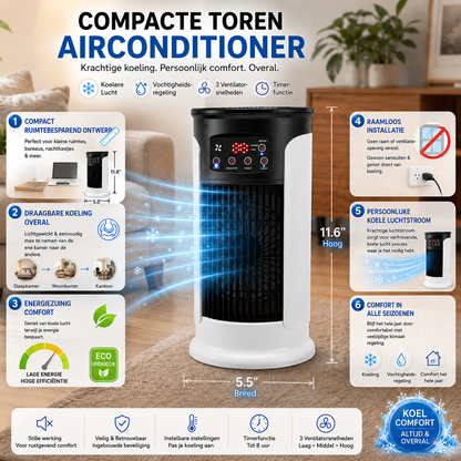 Mobiele Airconditioner - Energiezuinig & Aangename Kamertemperatuur