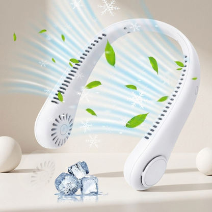 Draagbare Halsventilator: Handsfree 360° Luchtstroom