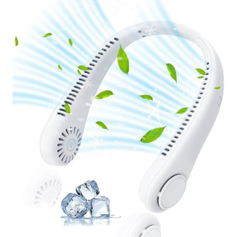 Draagbare Halsventilator: Handsfree 360° Luchtstroom