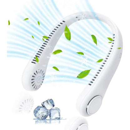 Draagbare Halsventilator: Handsfree 360° Luchtstroom