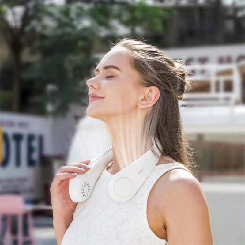Draagbare Halsventilator: Handsfree 360° Luchtstroom