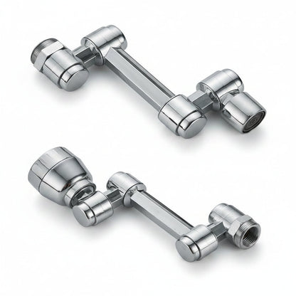 Draaibare kraanverlenger | 1080° rotatie & 2 waterstralen | Accessoire van koper & ABS voor keuken & badkamer