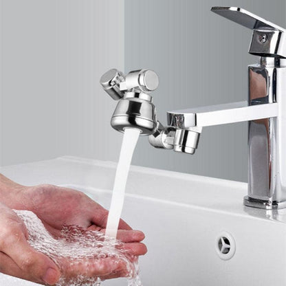 Draaibare kraanverlenger | 1080° rotatie & 2 waterstralen | Accessoire van koper & ABS voor keuken & badkamer