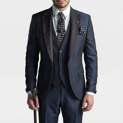 Driedelig formeel slim fit kostuum